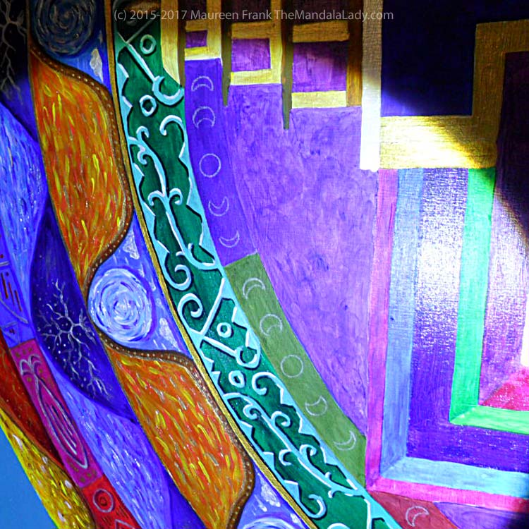 Archangel #1 Mandala: 01 - sketch "moon phases"