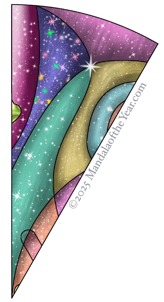 Mandala of the Year 25-08 Balance — in color