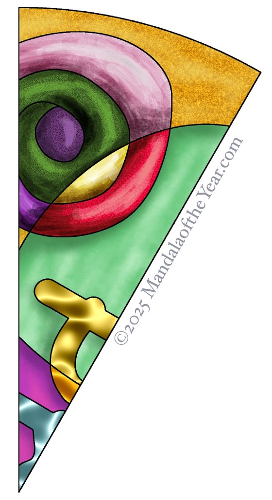 Mandala of the Year 25-09 Restfulness … in color