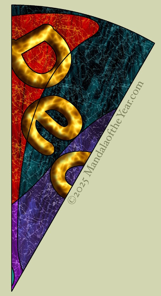 Mandala of the Year 25-11 Unity — in color