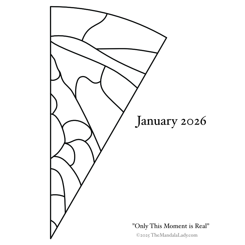 Mandala of the Year 26-01 Only This Moment is Real